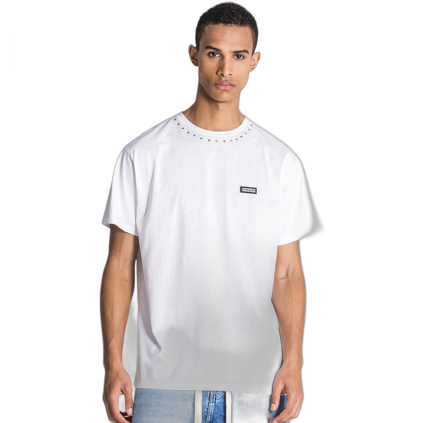 Camiseta Gianni Kavanagh Oversize Palms Blanco