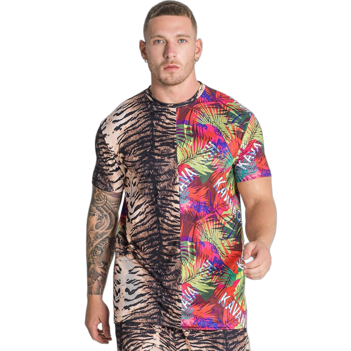 Camiseta Gianni Kavanagh Estampado Amazonia Multicolor