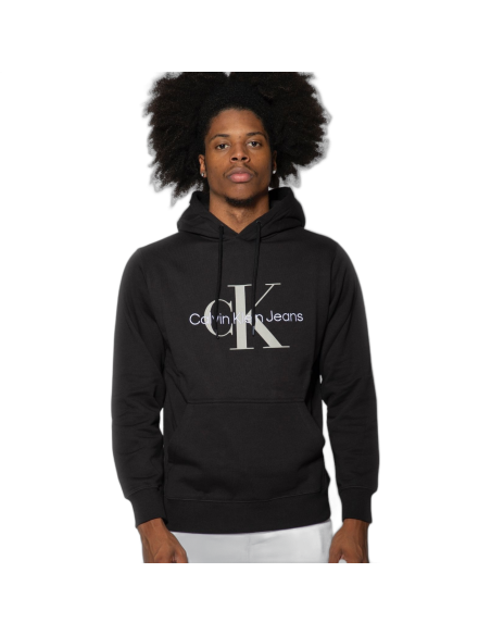 Sudadera Calvin Klein de Algodon Monograma Negro Calvin Klein | Sudaderas  - Estilo urbano premium