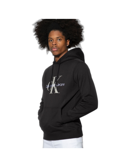 Sudadera Calvin Klein de Algodon Monograma Negro Calvin Klein | Sudaderas  - Estilo urbano premium