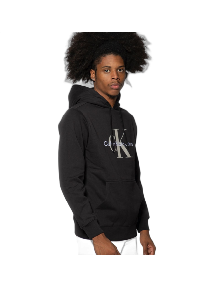 Sudadera Calvin Klein de Algodon Monograma Negro Calvin Klein | Sudaderas  - Estilo urbano premium