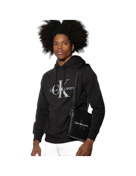 Sudadera Calvin Klein de Algodon Monograma Negro Calvin Klein | Sudaderas  - Estilo urbano premium