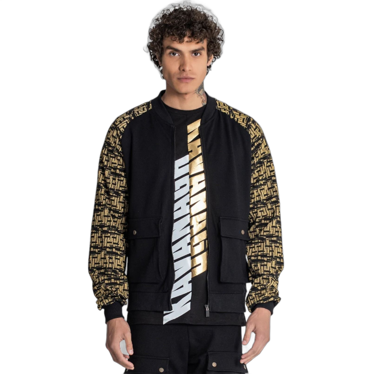 Chaqueta Gianni Kavanagh Bomber VICE Negro