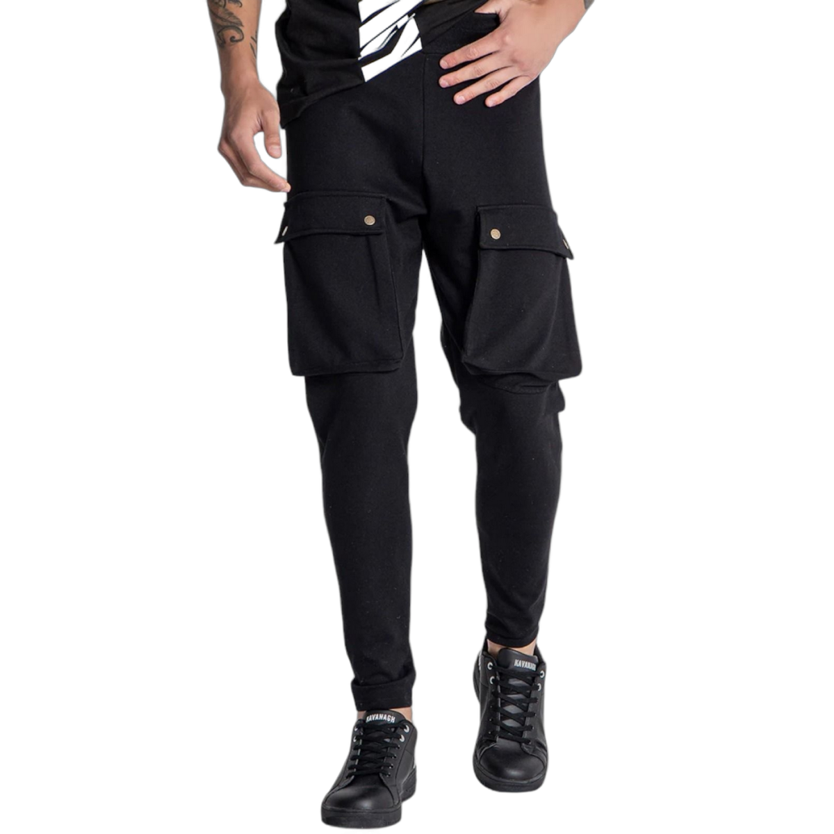 Pantalon Gianni Kavanagh Cargo VICE Negro