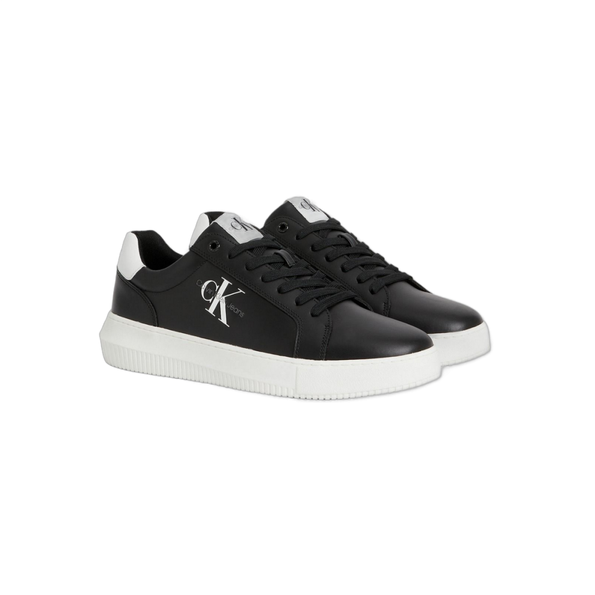 Zapatillas Calvin Klein Jeans de Piel Negro 2