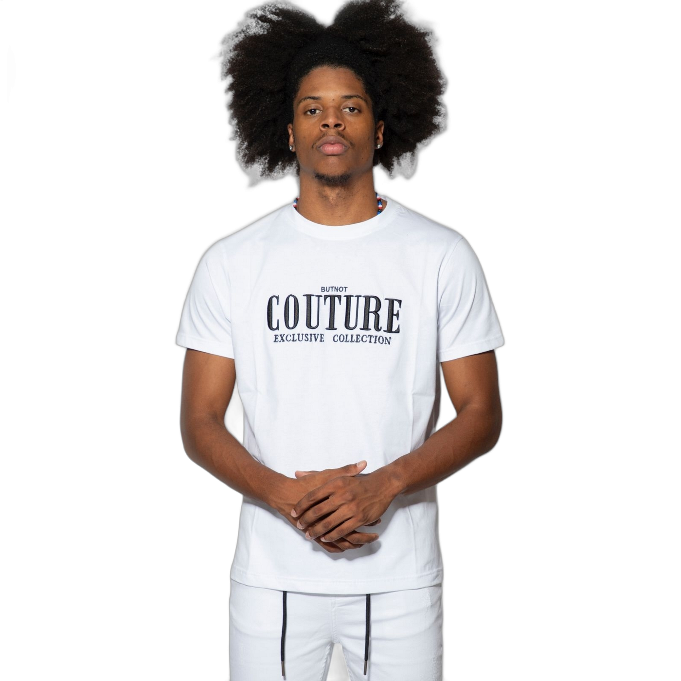 Camiseta ButNot Ricamo Couture Blanco