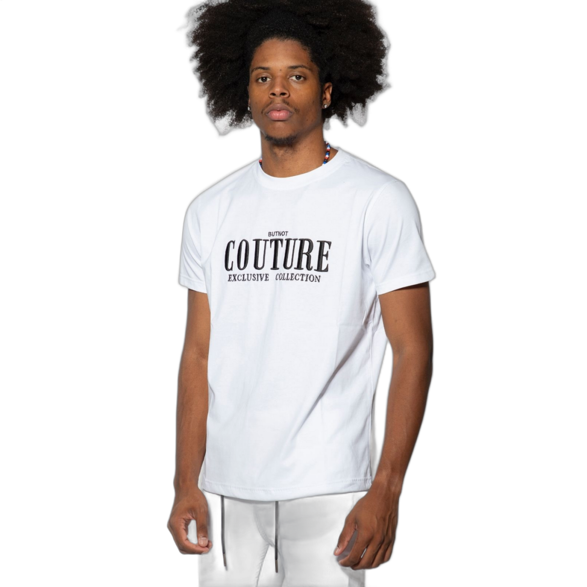 Camiseta ButNot Ricamo Couture Blanco 2