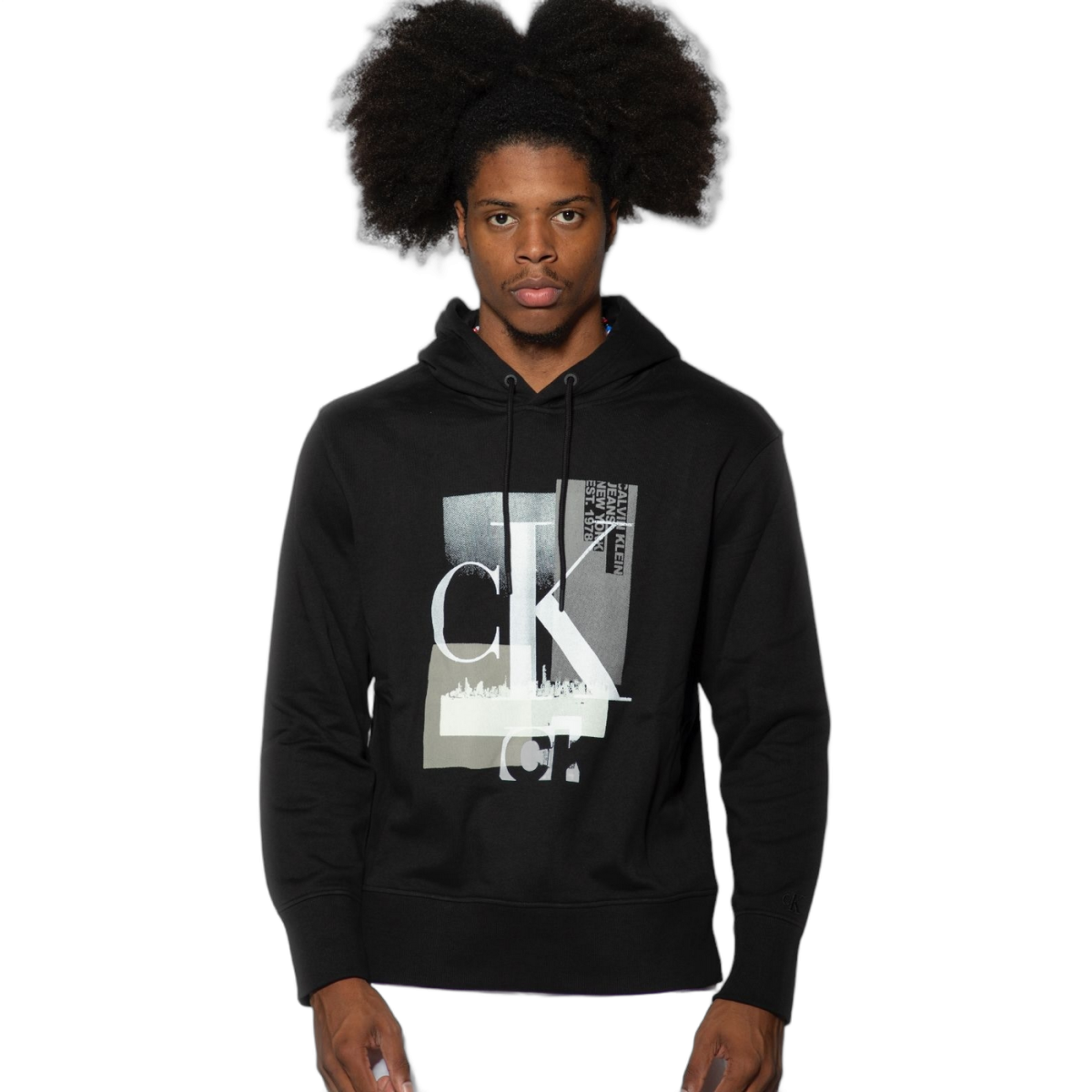 Sudadera Calvin Klein Holgada de Algodón con Logo Negro Calvin Klein | Sudaderas  - Estilo urbano premium