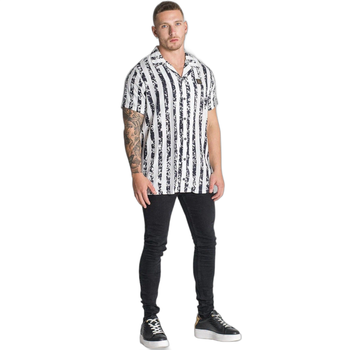 Camisa Gianni Kavanagh a Rayas Disturbia Blanco Gianni Kavanagh | Camisas y Polos  - Estilo urbano premium 2