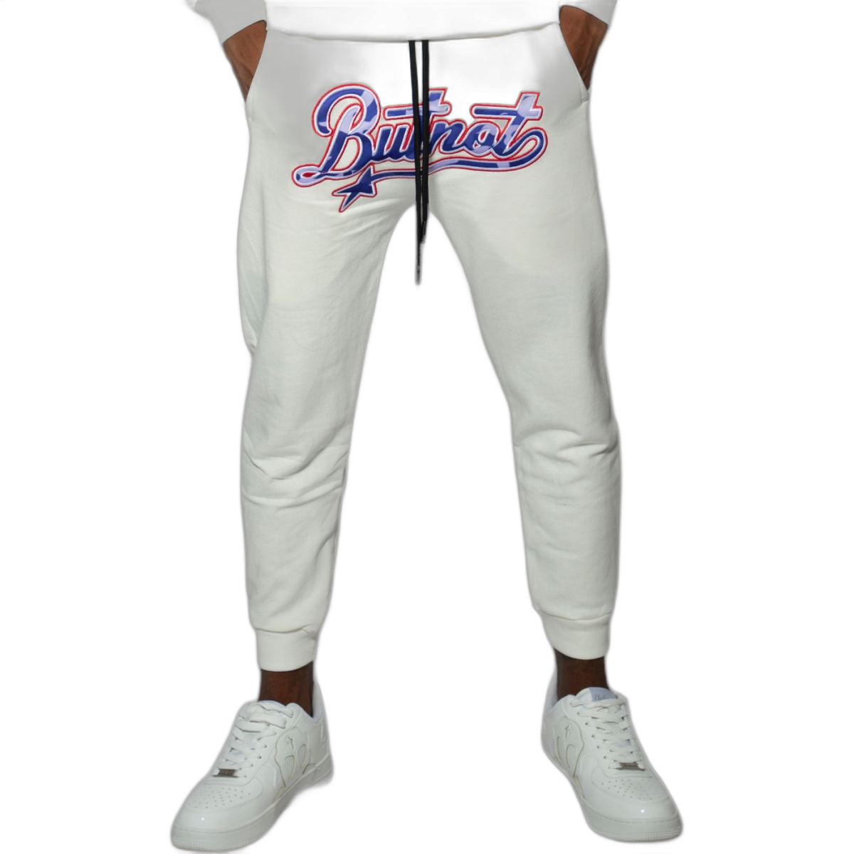 Pantalon ButNot Stars Motivation Blanco