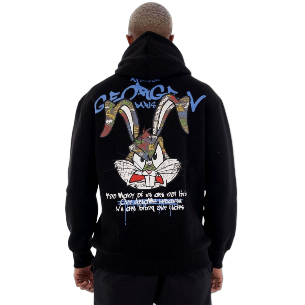 Sudadera George V Paris GV Paris Rabbit Negro