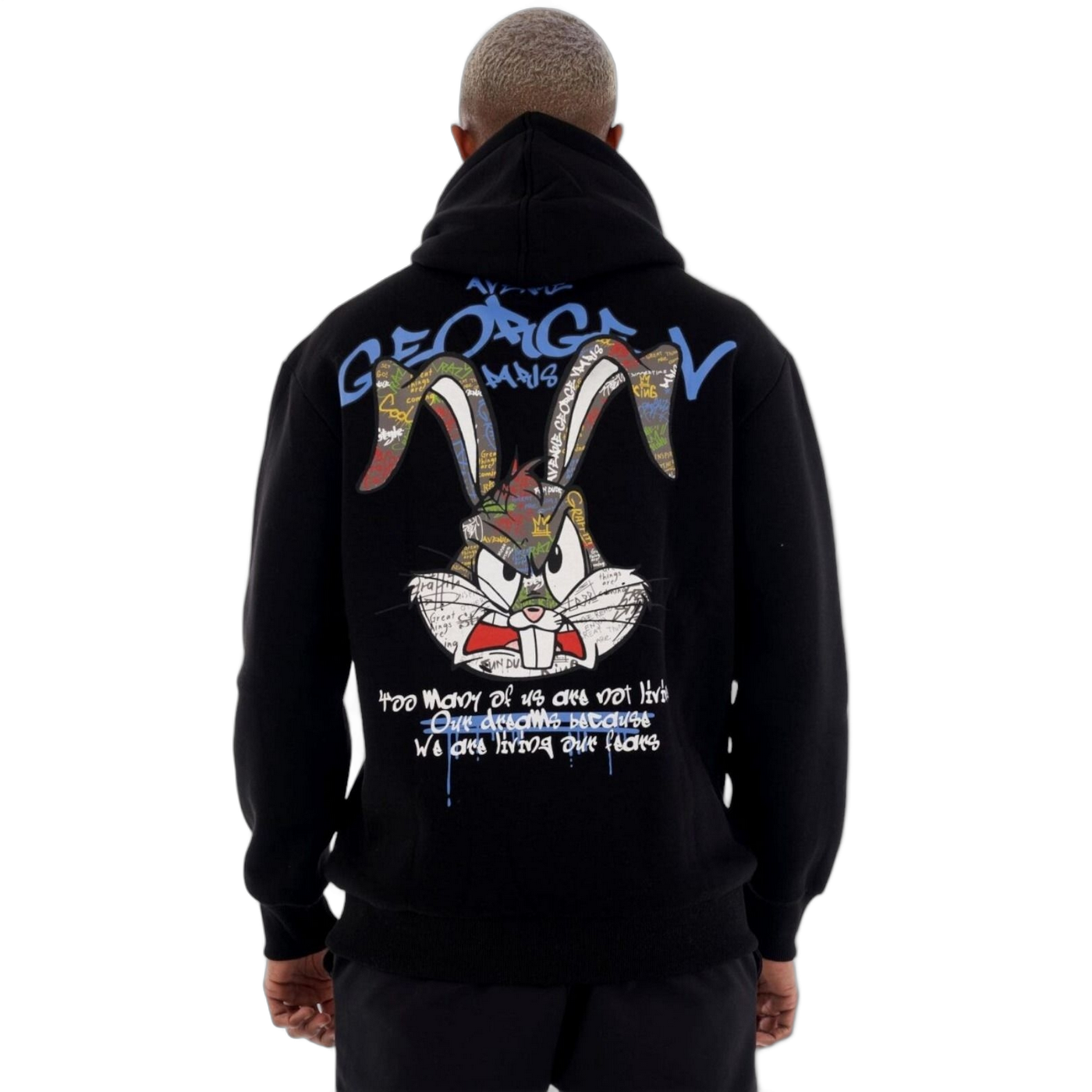 Sudadera George V Paris GV Paris Rabbit Negro