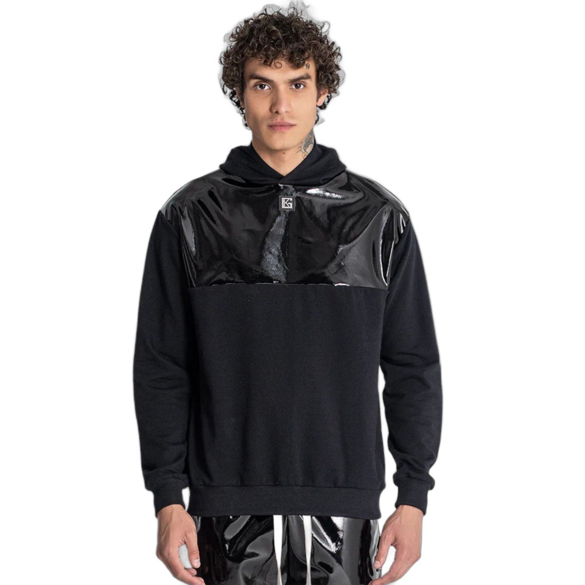 Sudadera Gianni Kavanagh con Capucha Monster Negro