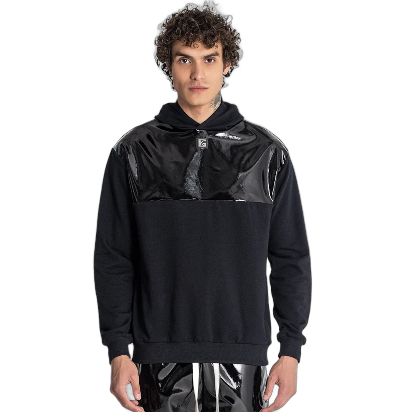 Sudadera Gianni Kavanagh con Capucha Monster Negro