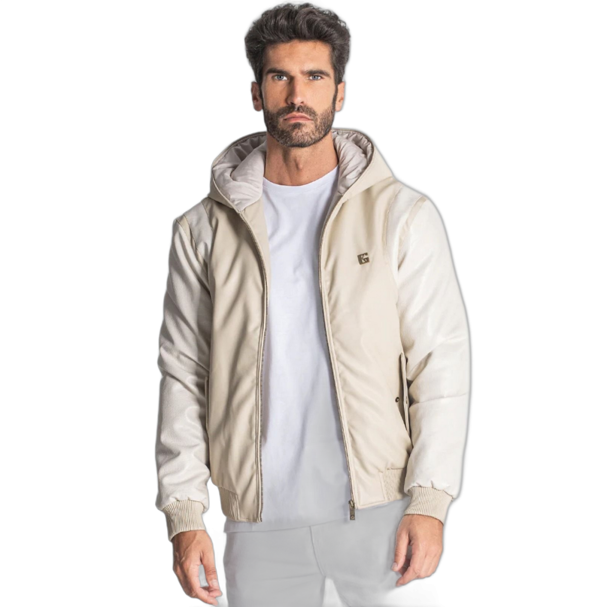 Bomber Gianni Kavanagh con Capucha Texas Beige