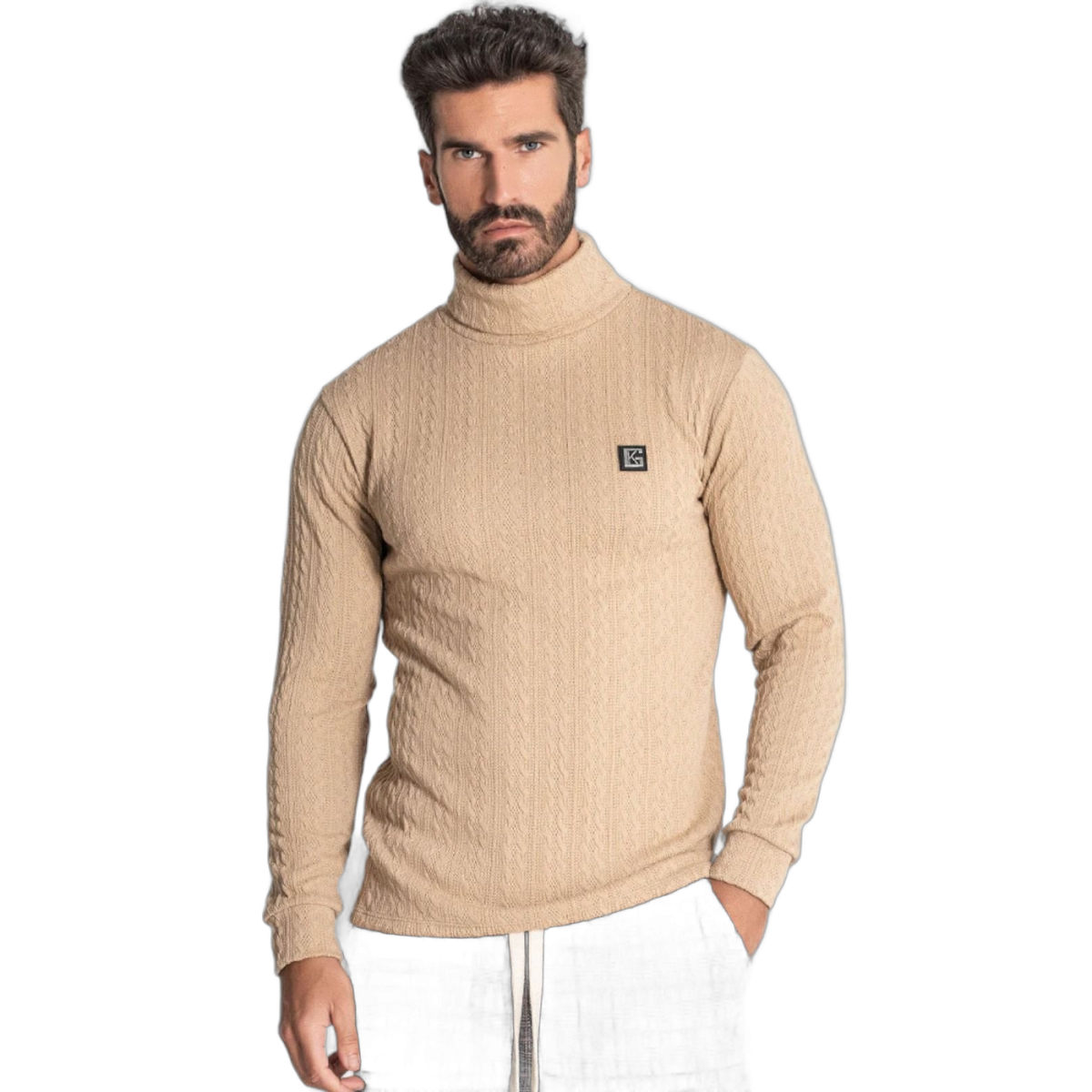 Jersey Gianni Kavanagh Cuello Alto Monster Camel