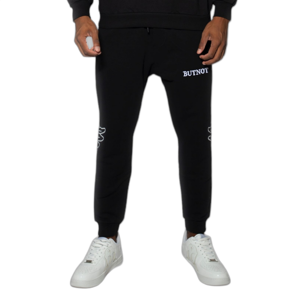 Pantalon ButNot de Chandal Logo Alas Negro