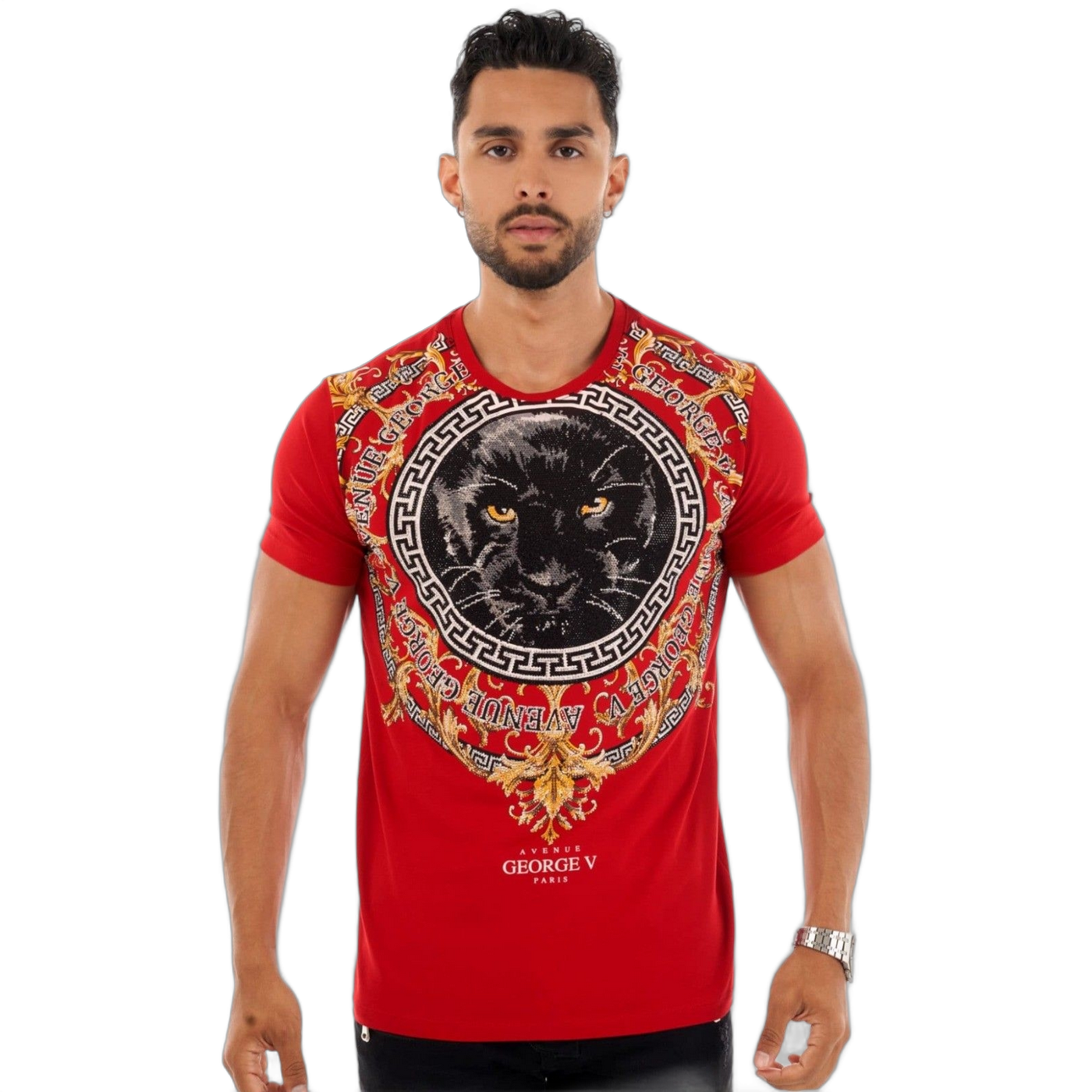 Camiseta George V Paris The Pantera GV Rojo