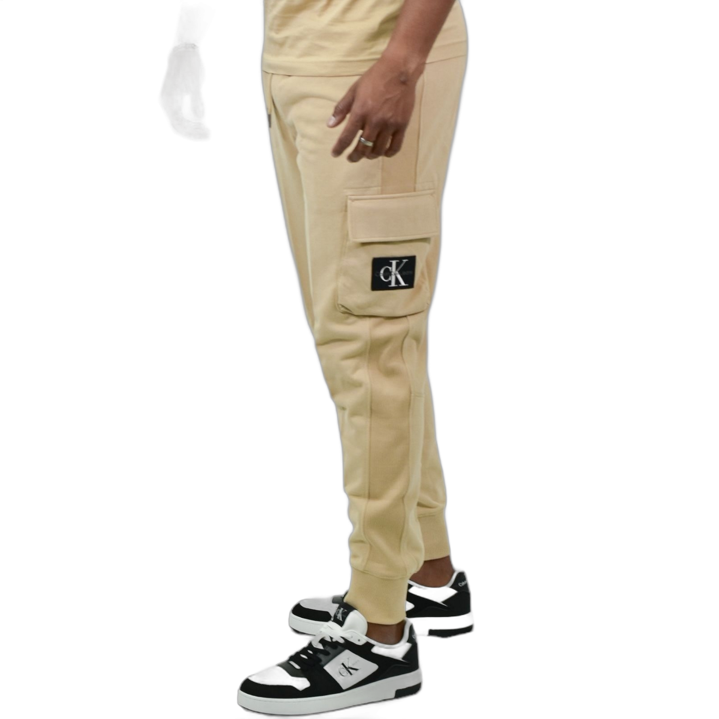 Pantalon Calvin Klein Jogger Cargo Beige