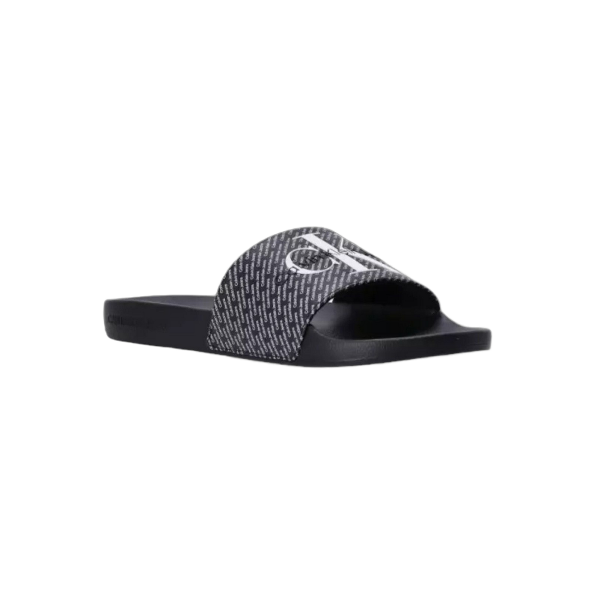 Chanclas Calvin Klein Slide AOP Negro