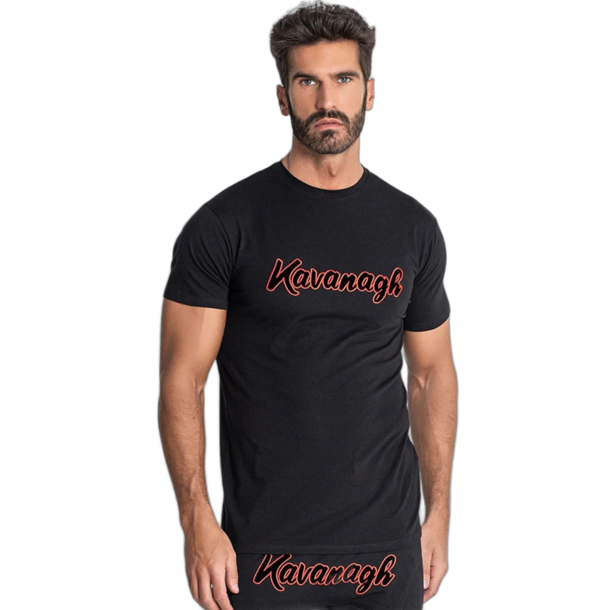 Camiseta Gianni Kavanagh Lavish Outline Negro