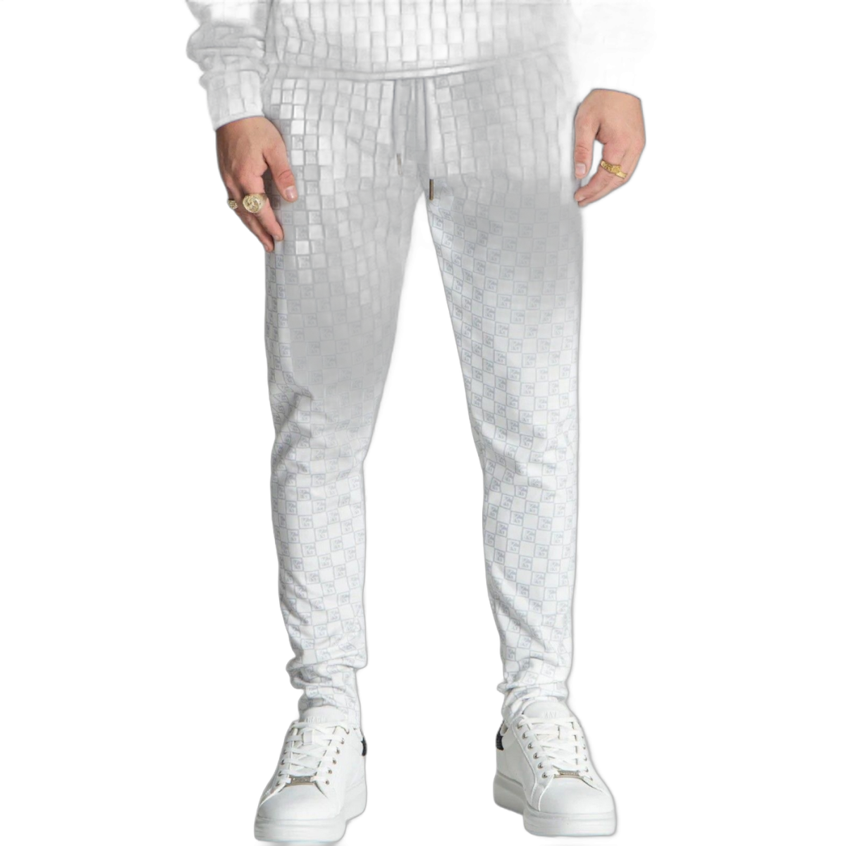 Pantalon Gianii Kavanagh Clone Logo Blanco