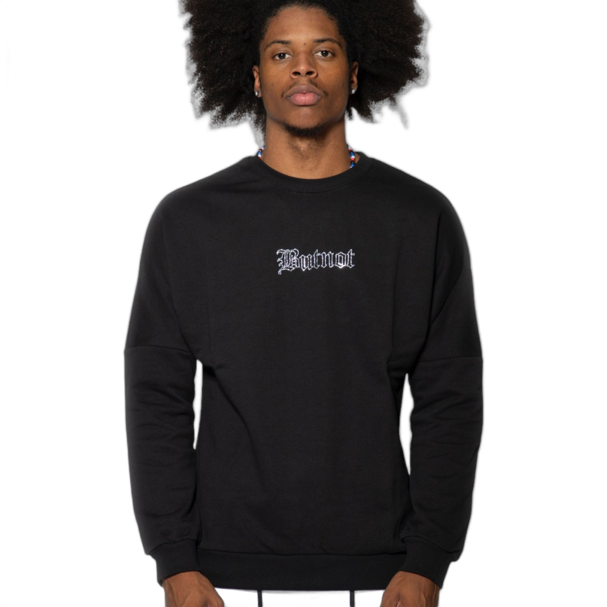 Sudadera ButNot Street Brillo Couture Negro