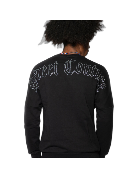 Sudadera ButNot Street Brillo Couture Negro