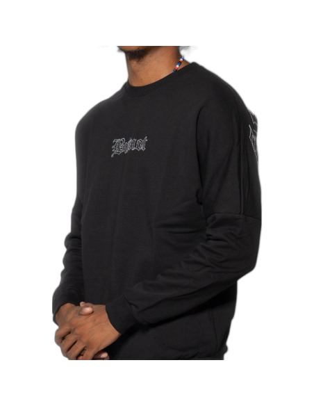 Sudadera ButNot Street Brillo Couture Negro