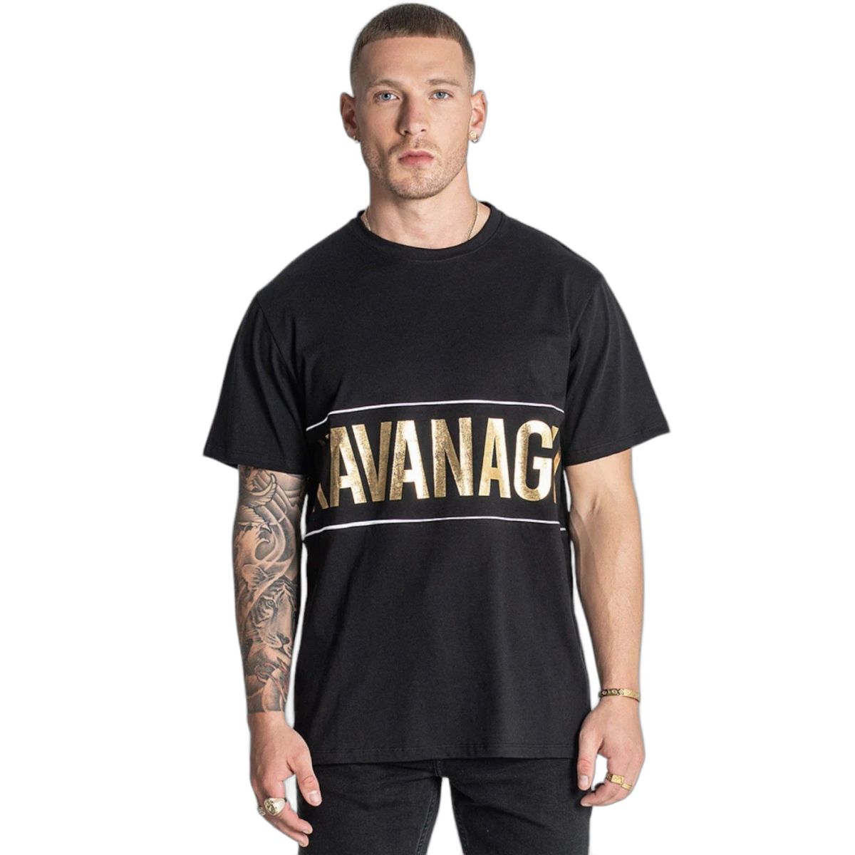 Camiseta Gianni Kavanagh HighLight Negro