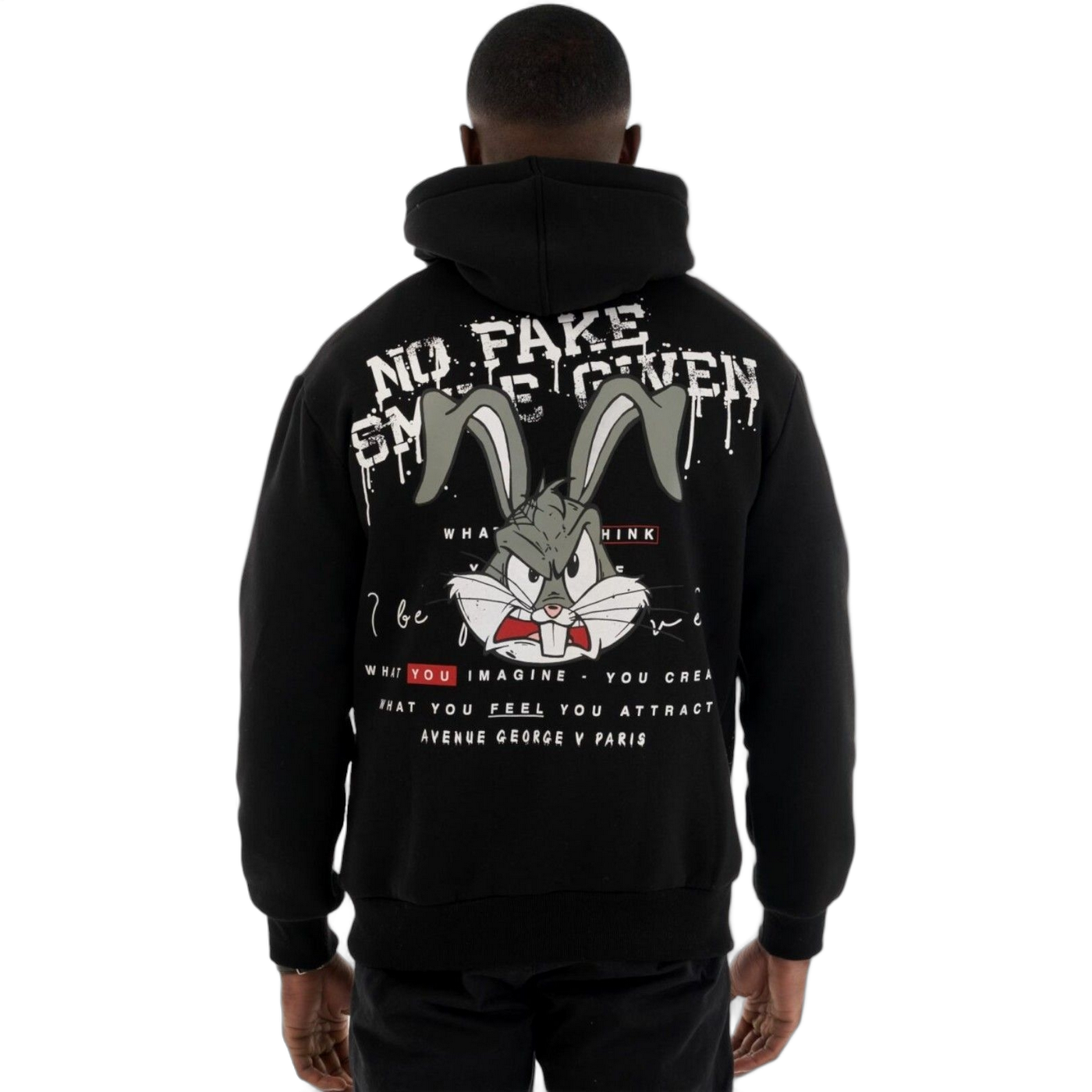 Sudadera George V Paris Bunny No Fake Negro