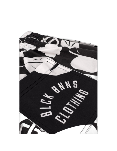 Short Black Bananas Bohemian Culote Negro y Blanco Black Bananas | Short  - Estilo urbano premium