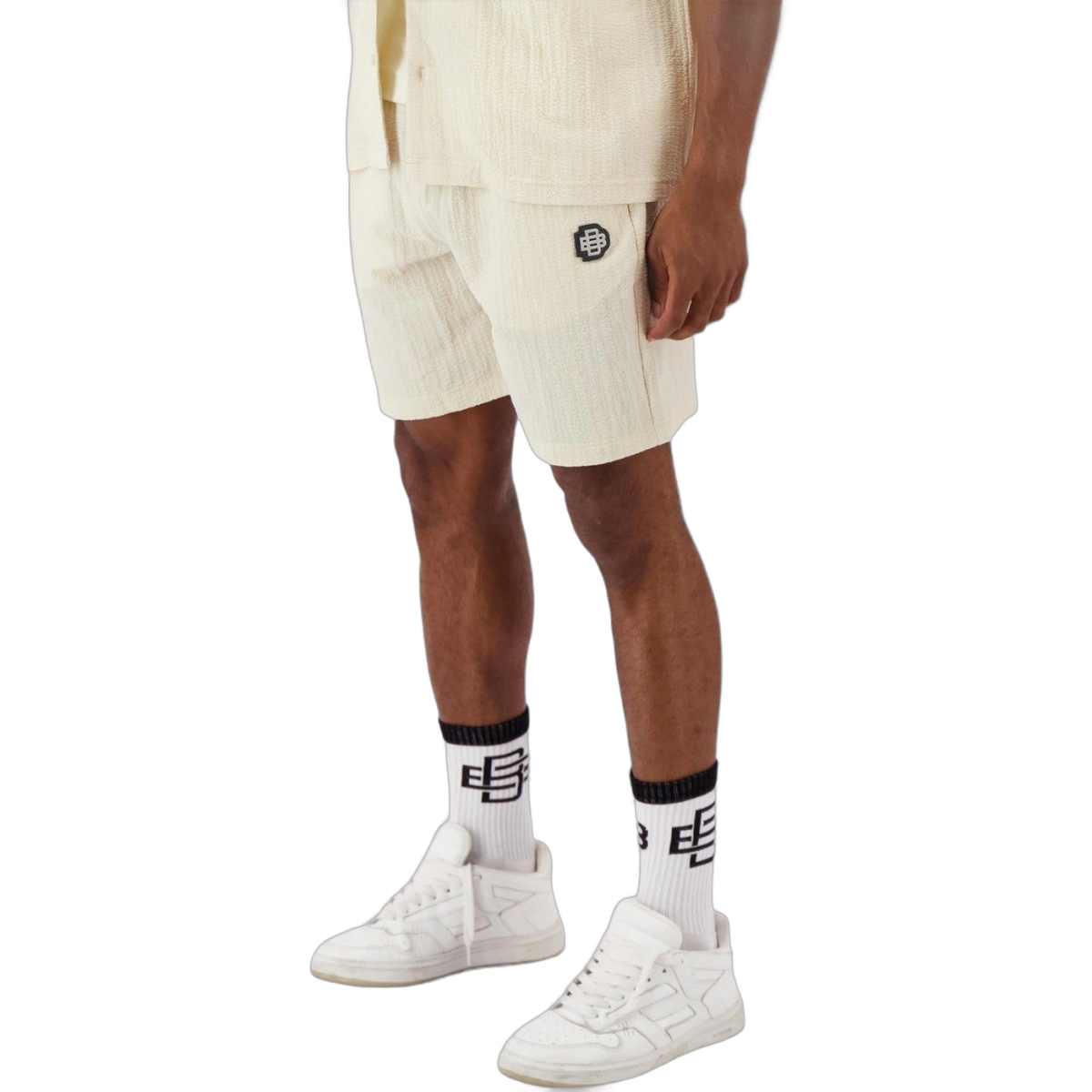 Short Black Bananas Mono Relax Beige Black Bananas | Short  - Estilo urbano premium