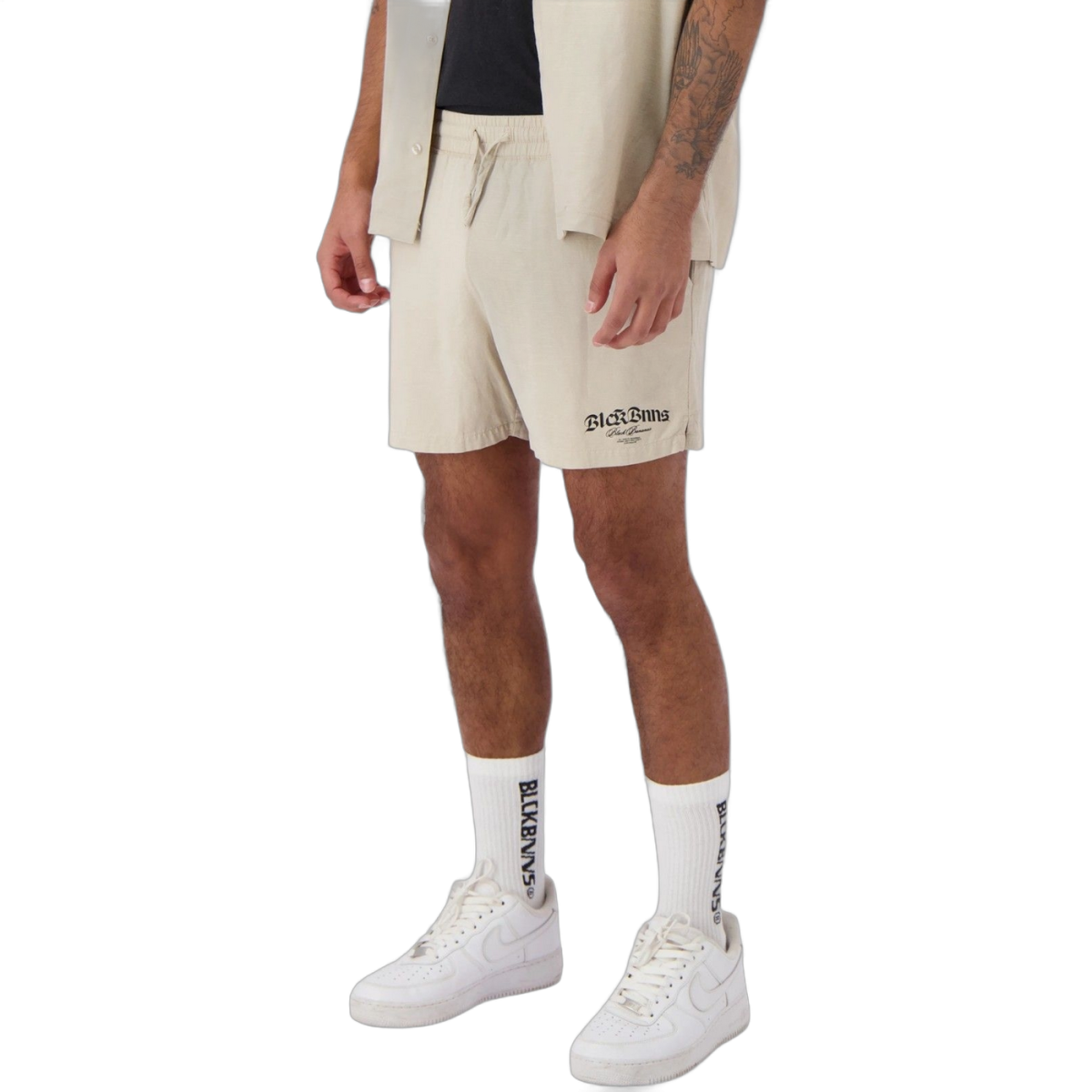 Pantalon Corto Black Bananas Goth Culote Beige Black Bananas | Short  - Estilo urbano premium