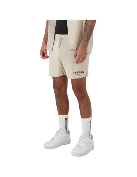 Pantalon Corto Black Bananas Goth Culote Beige Black Bananas | Short  - Estilo urbano premium