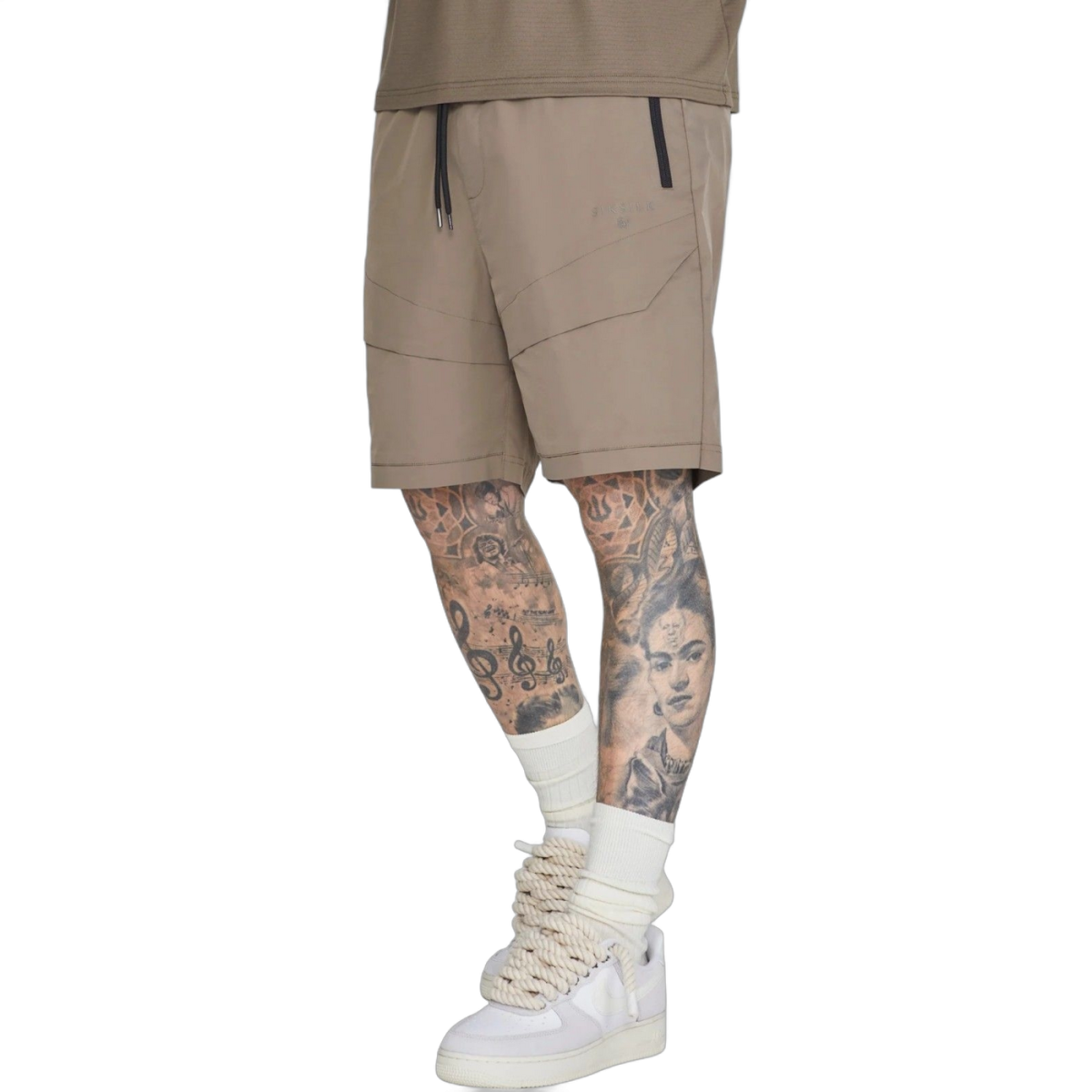 Pantalon Corto SikSilk Block Inside Beig