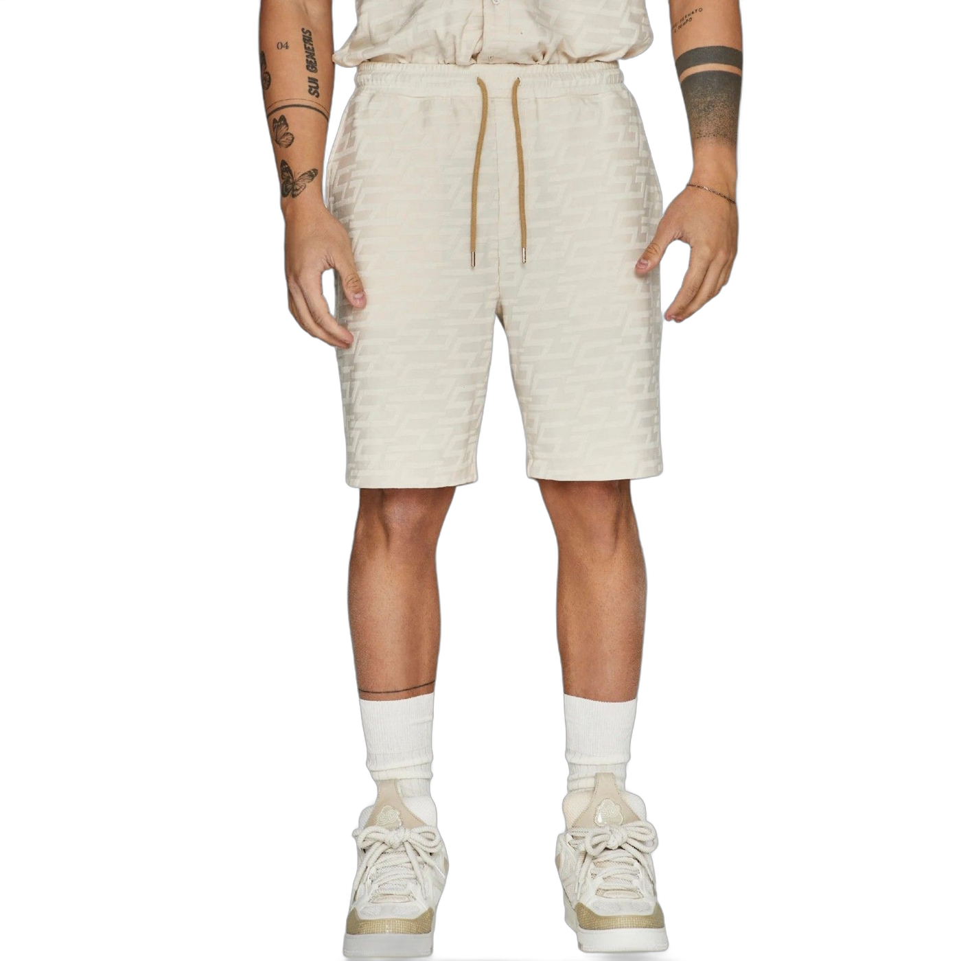 Short SikSilk de Toalla Crudo Blanco