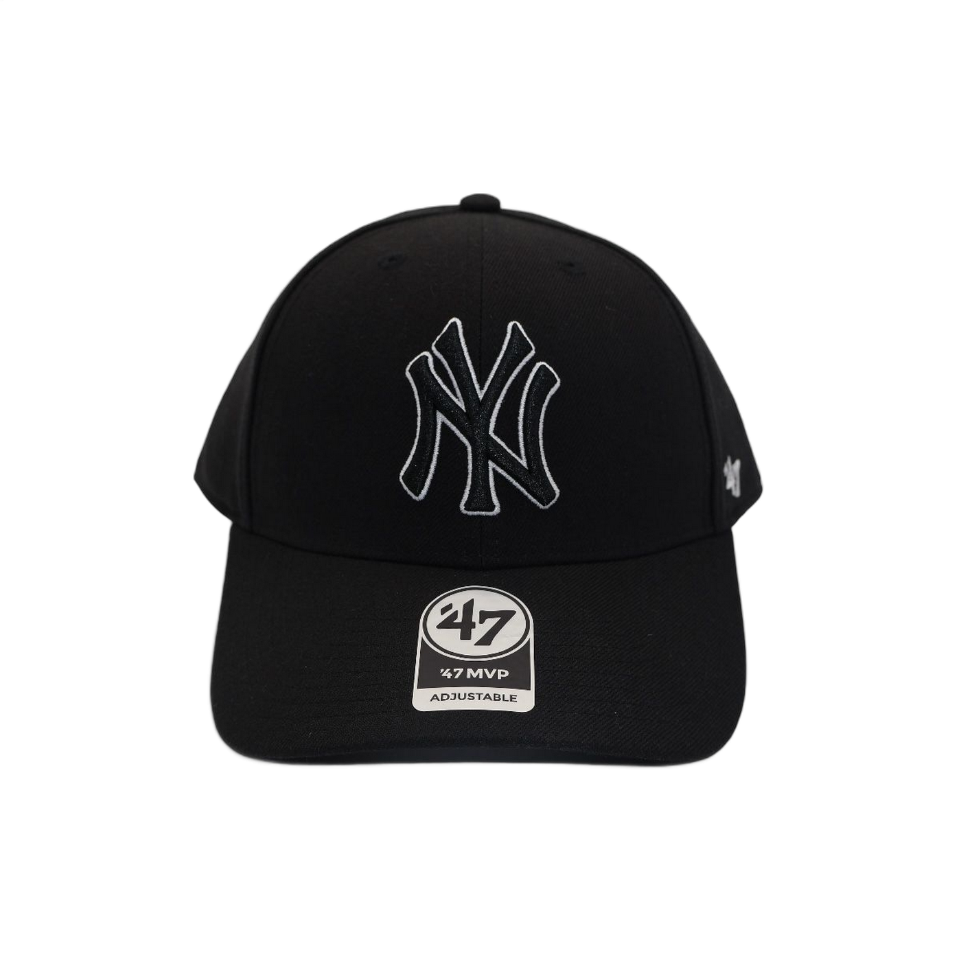 Gorra 47 Brand New York Yankees Negro Filo Blanco