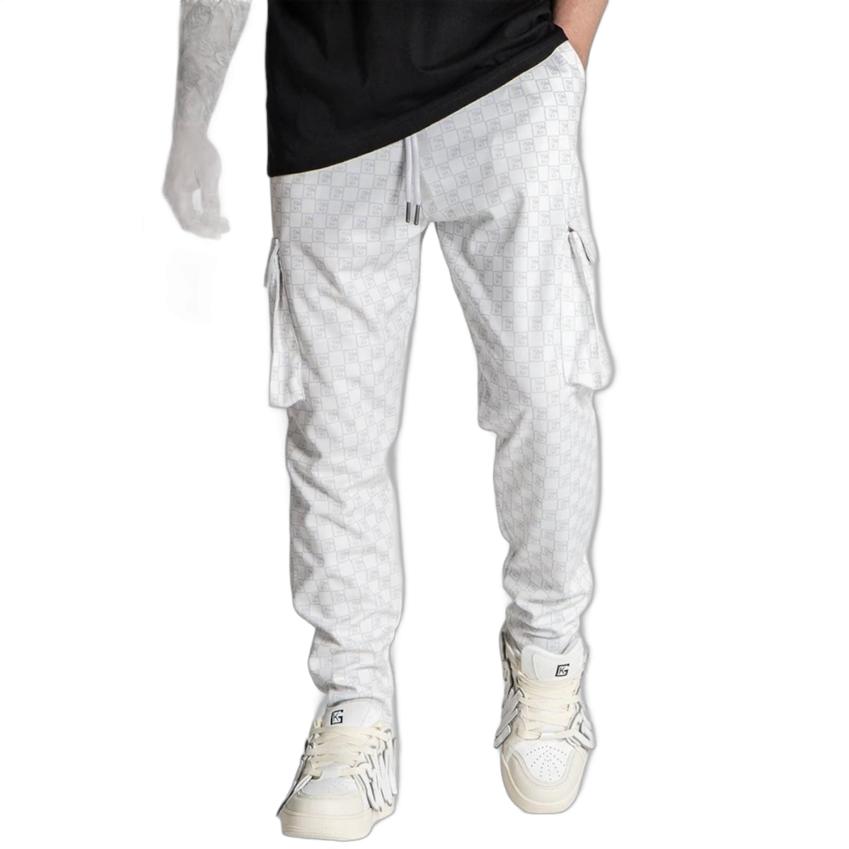 Pantalones Cargo Gianni Kavanagh Clone Blanco