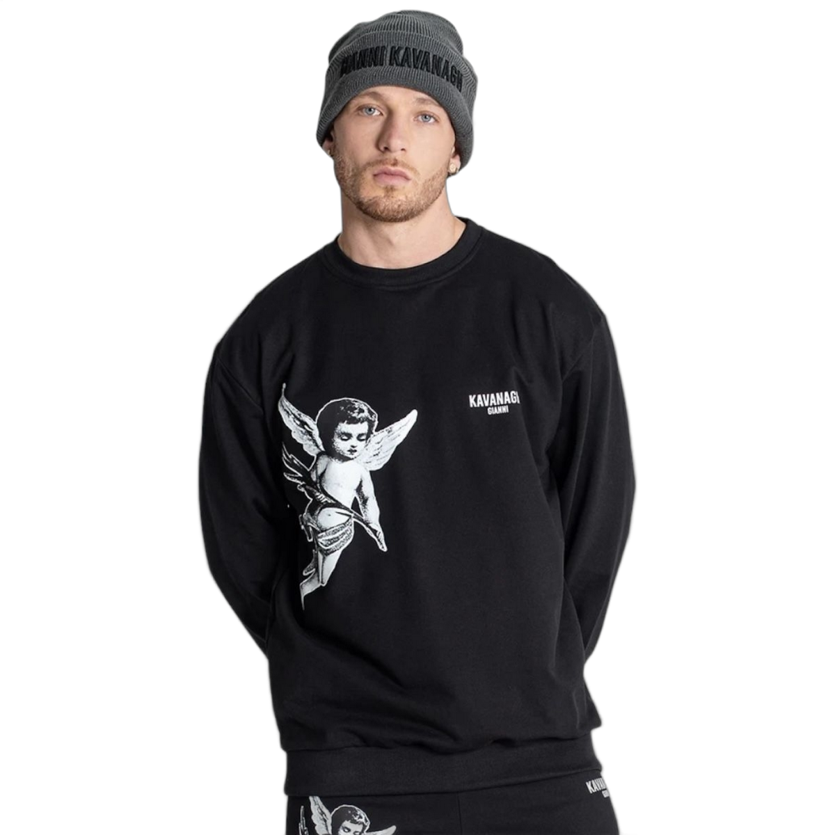 Sudadera Gianni Kavanagh Angel Negra