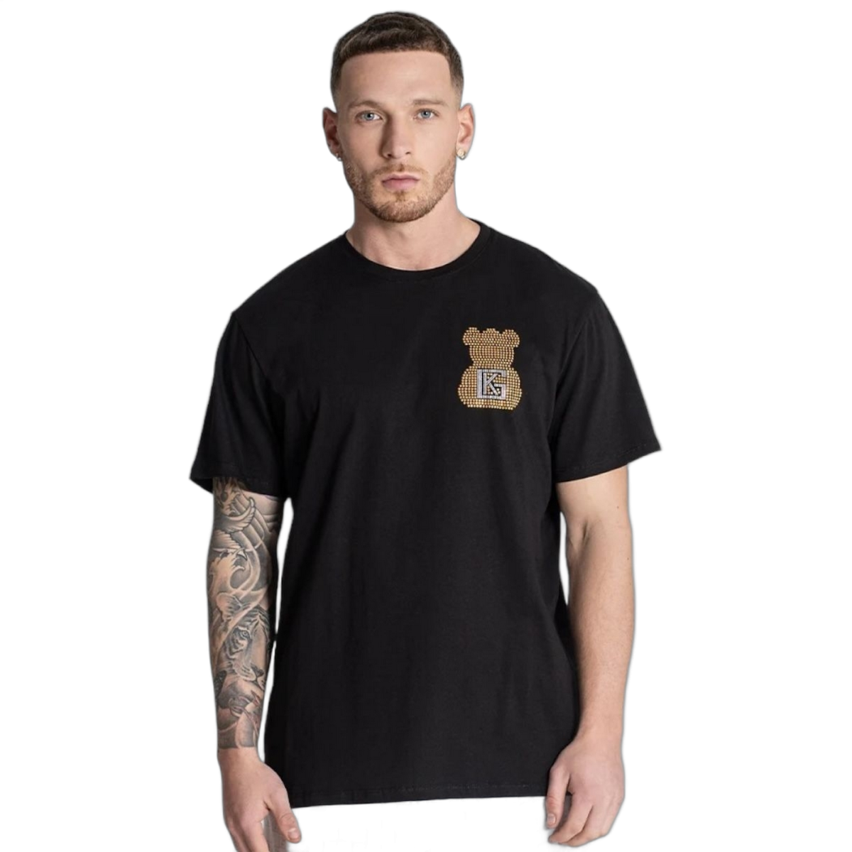 Camiseta Gianni Kavanagh Precious Bear Negra