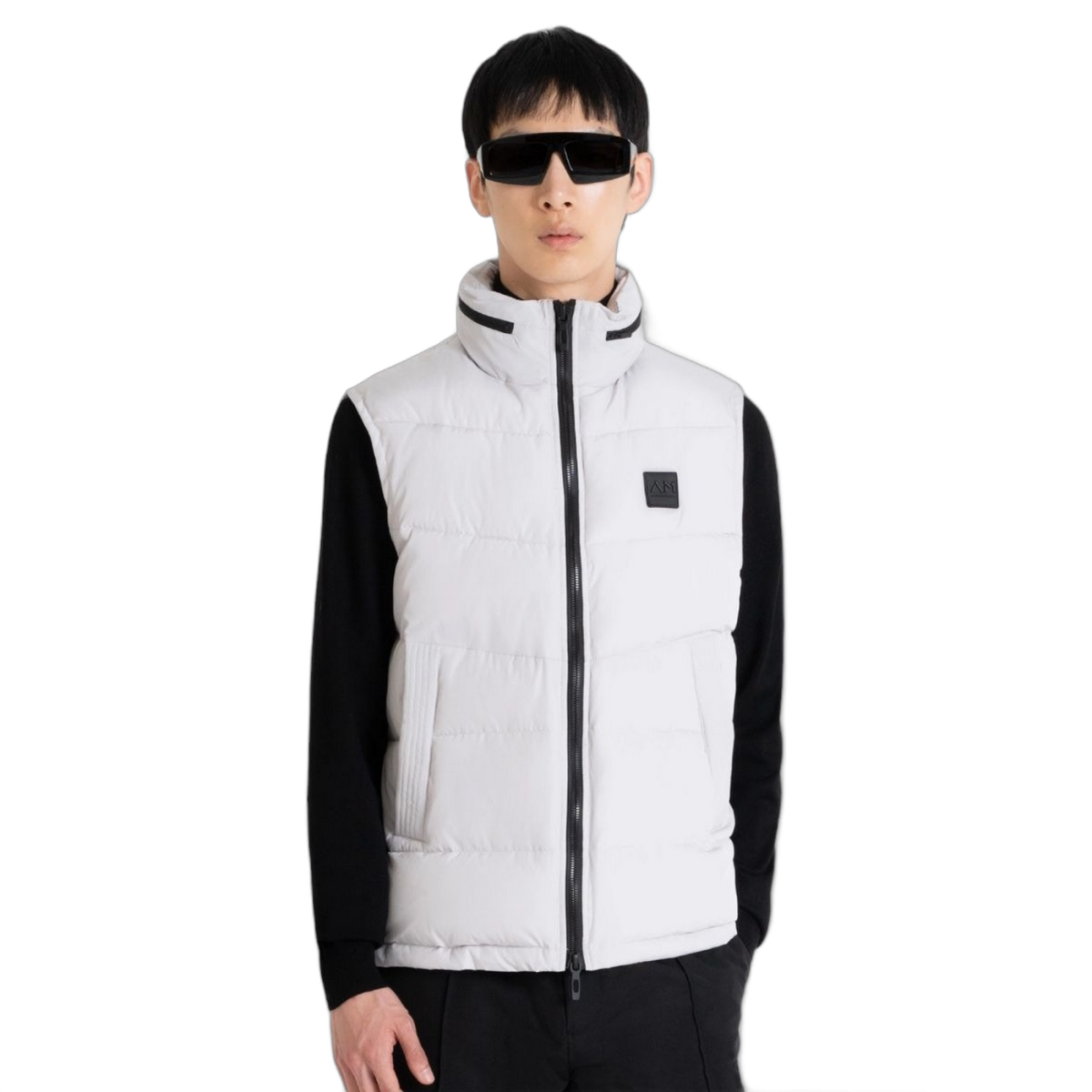 Chaqueta Sin Magas Antony Morato Blanca Regular Fit con Relleno