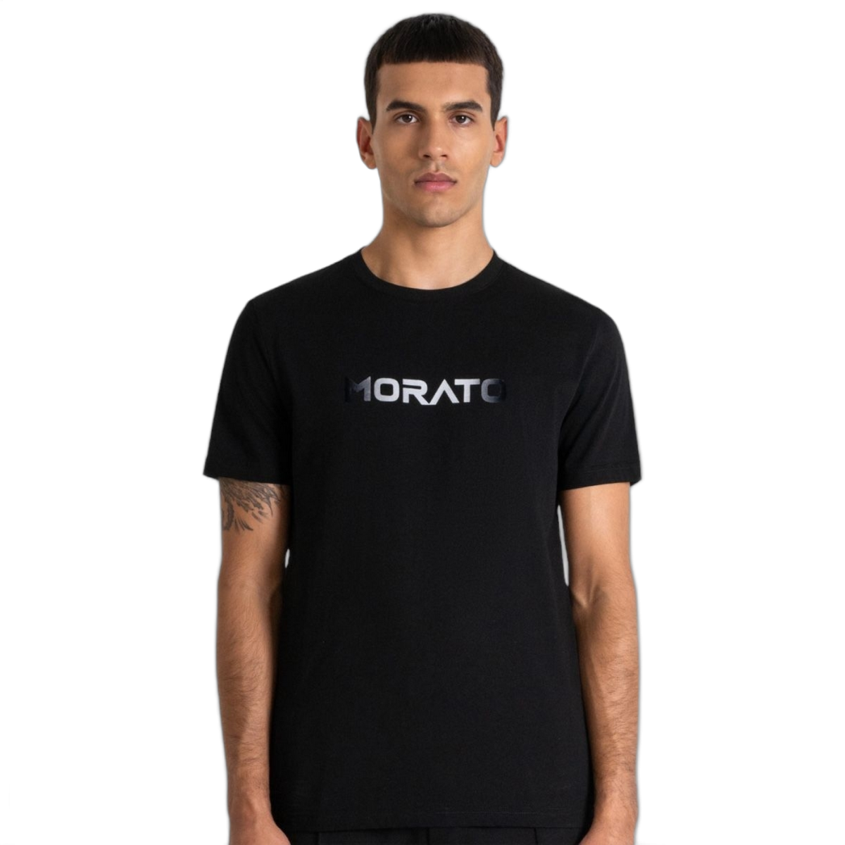 Camiseta Antony Morato Negra con logo Difuminado