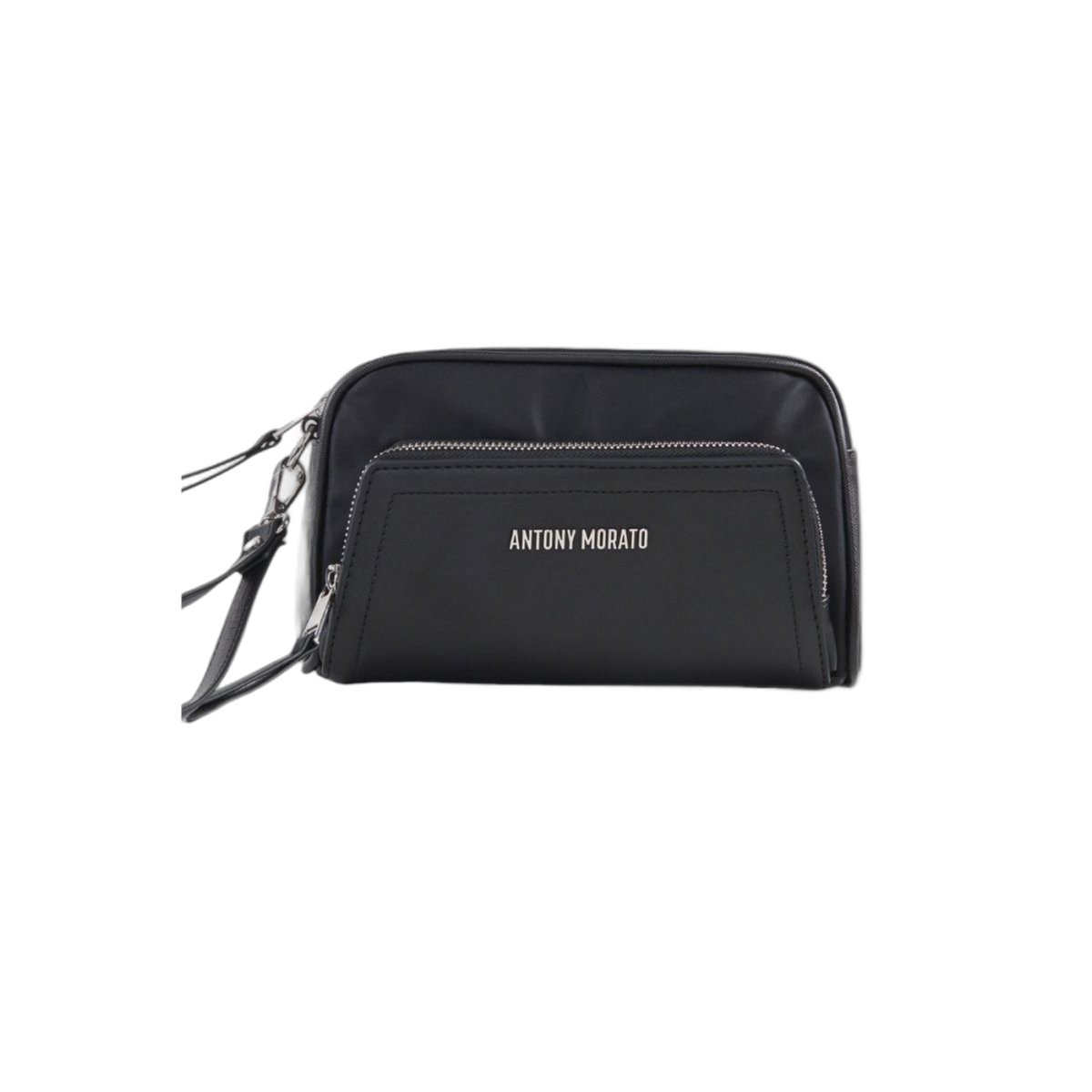 Bolso Antony Morato Negro con Bolsillo de Ecopiel 2