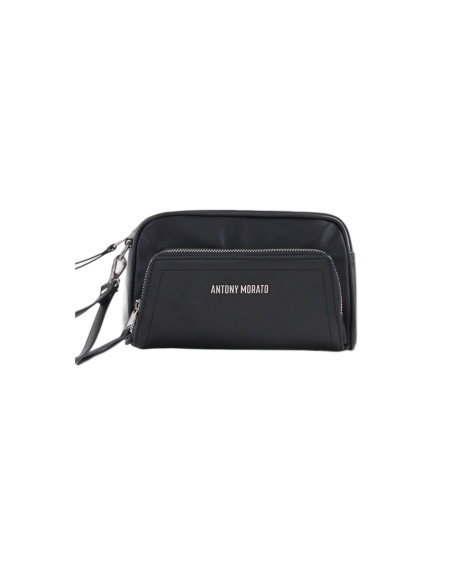 Bolso Antony Morato Negro con Bolsillo de Ecopiel