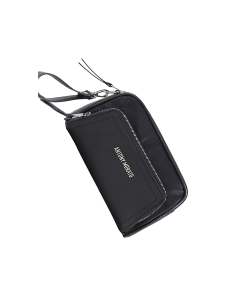 Bolso Antony Morato Negro con Bolsillo de Ecopiel