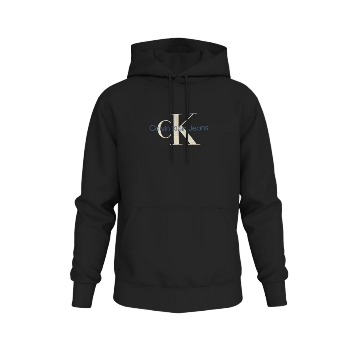 Sudadera Con Capucha Calvin Klein Basica Monologo Negro