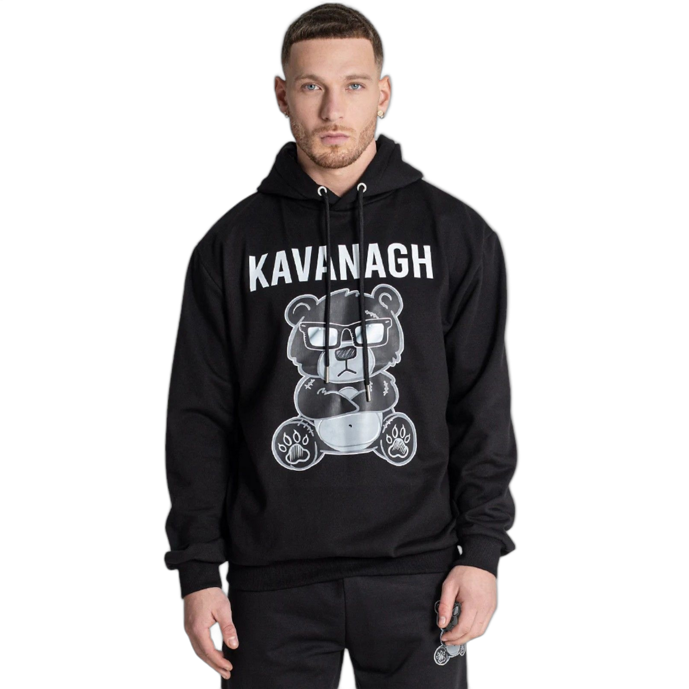 Sudadera Gianni Kavanagh Mad Bear Negro