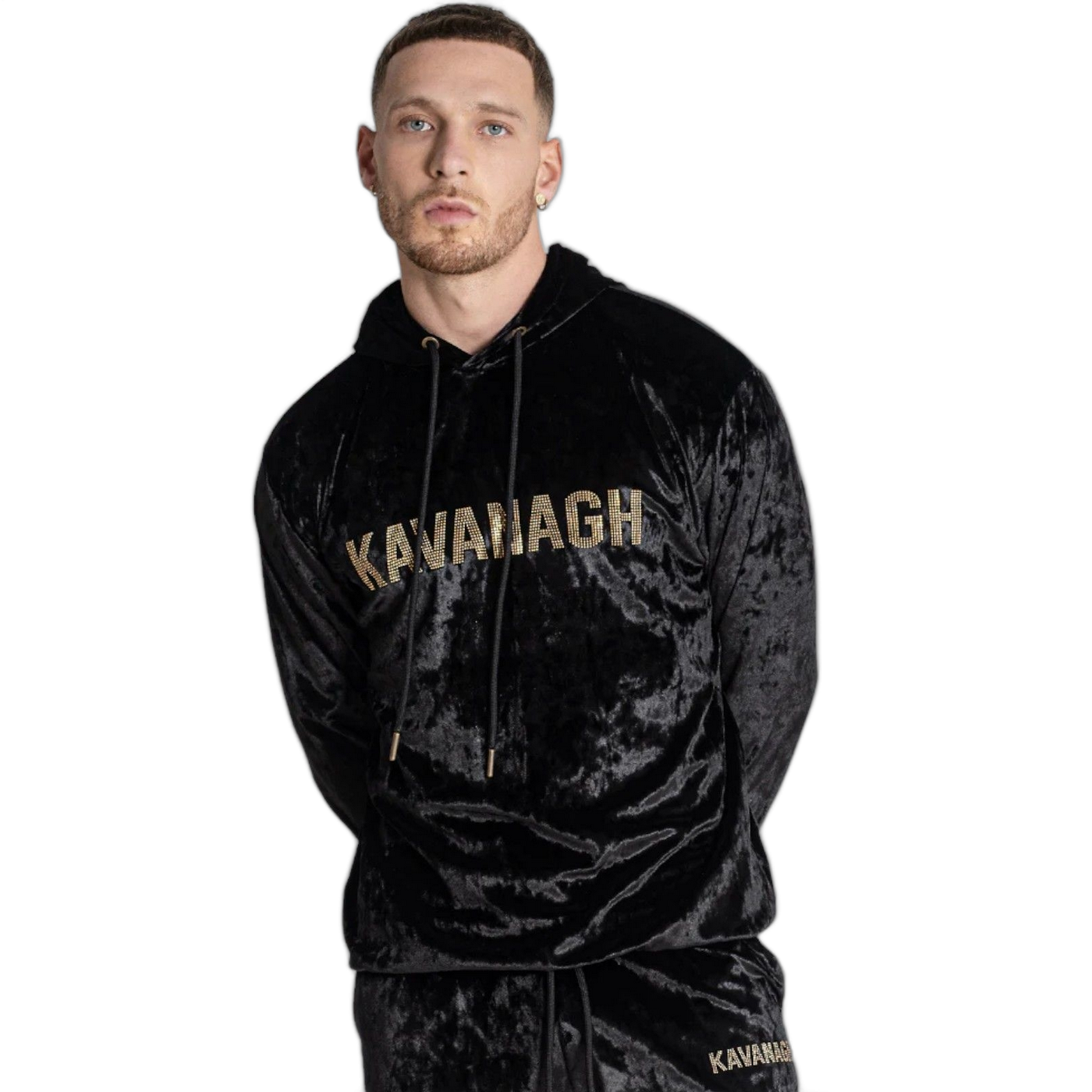 Sudadera Gianni Kavanagh con Capucha Precious Negro