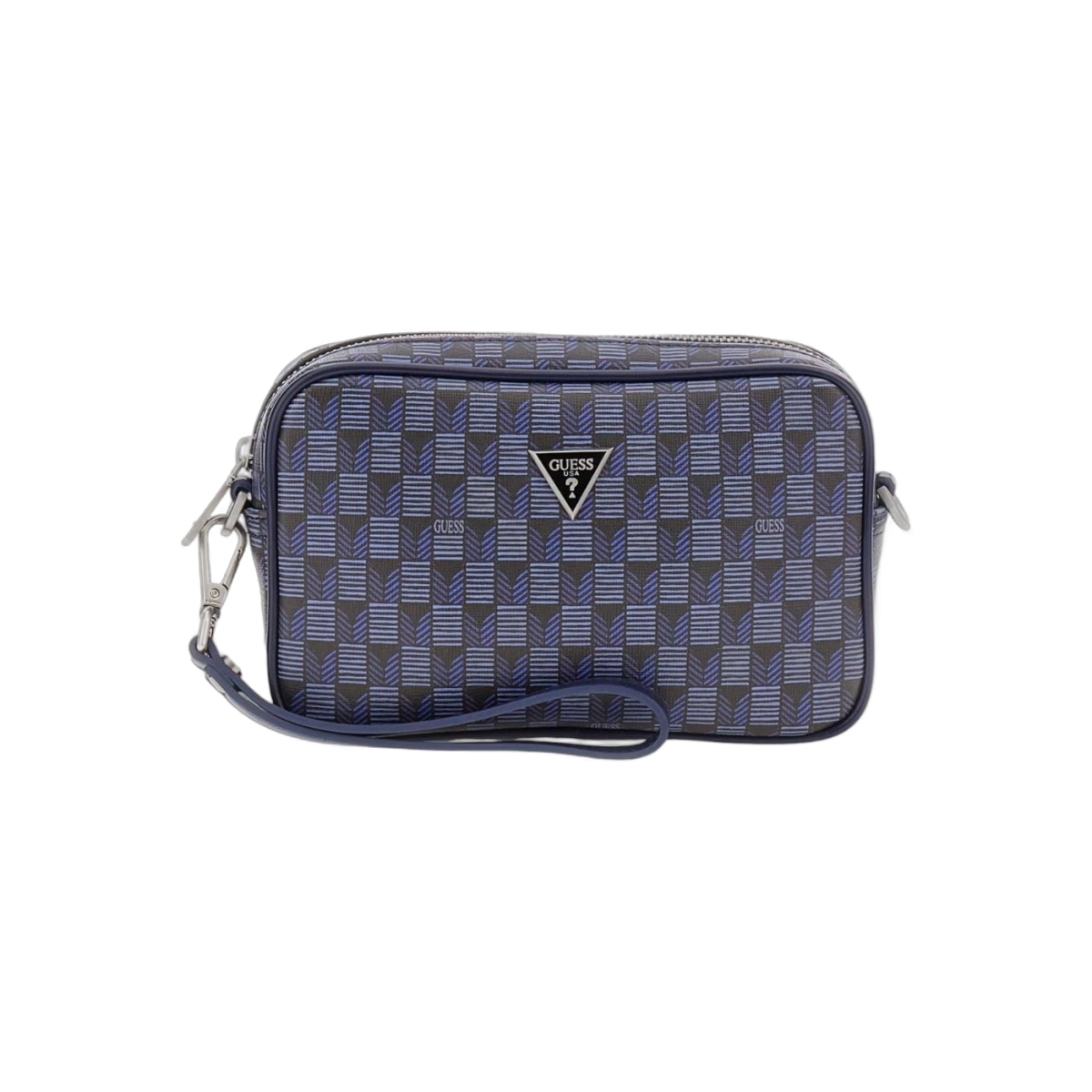 Bolso Guess Caso Torino Saffiano Azul